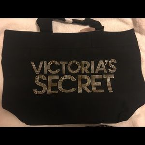 Victoria secret large rhinestone tote new